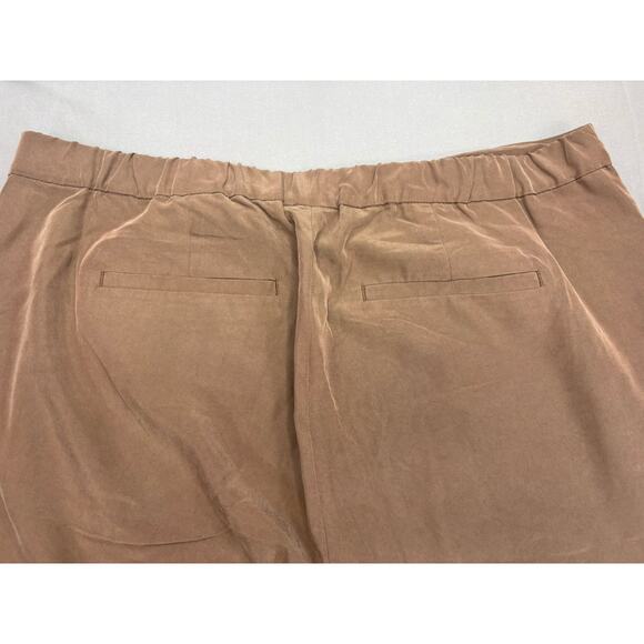 J. Jill Modal Wide Leg Cropped Pants Women’s XL Brown Blend Office Casual - Picture 11 of 11